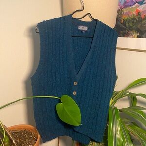 Lands End Short Sleeve Sweater